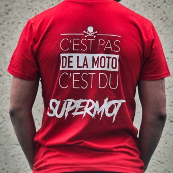 Motorcycle T-Shirts Kikaninac T-Shirt Supermot Red Motorcycle T-Shirts Kikaninac T-Shirt Supermot Red