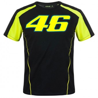 Motorcycle T-Shirts VR 46 T-Shirt VR46 Race Black