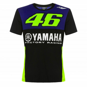 Motorcycle T-Shirts VR 46 T-Shirt Yamahe Dual Racing