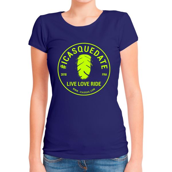 Motorcycle T-Shirts iCasque Tee-Shirt Lady icasquedate3