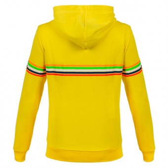 VR 46 Hoodie Stripes VR46 Yellow