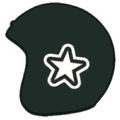 Accessories Helmetdress Helmet Bag Star Black