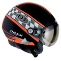 Open Face Nexx X60 POP 01 Black Orange