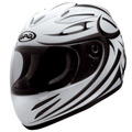 Full Face GPA X8 Fiber Rival White Metal Black