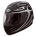 Full Face GPA X8 Fiber Rival Black Mat White